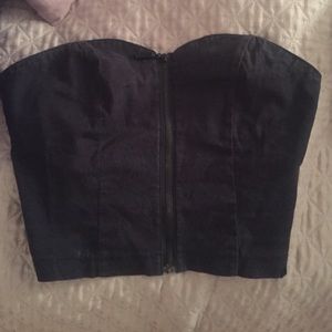 COPY - Zip up crop top